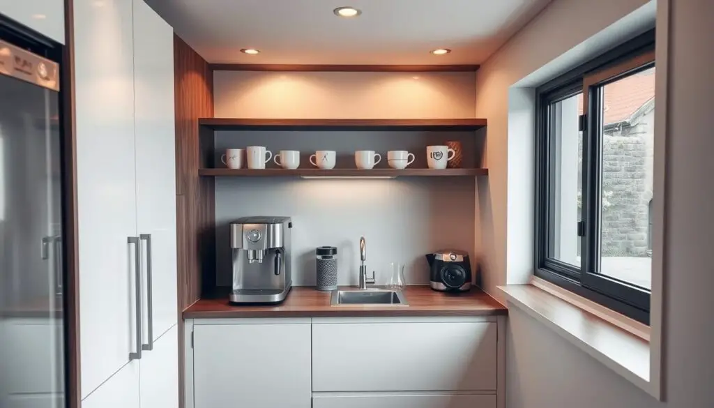 small kitchen coffee station ideas