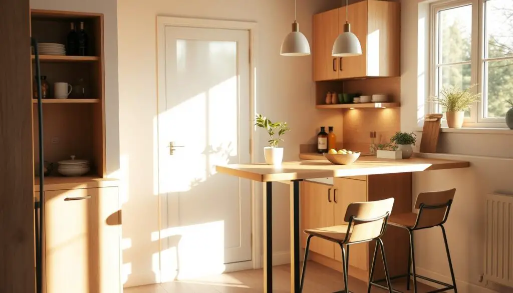 small kitchen with bar counter ideas