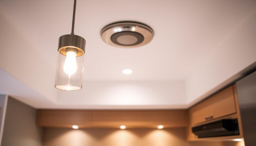 small kitchen lighting ideas for low ceilings